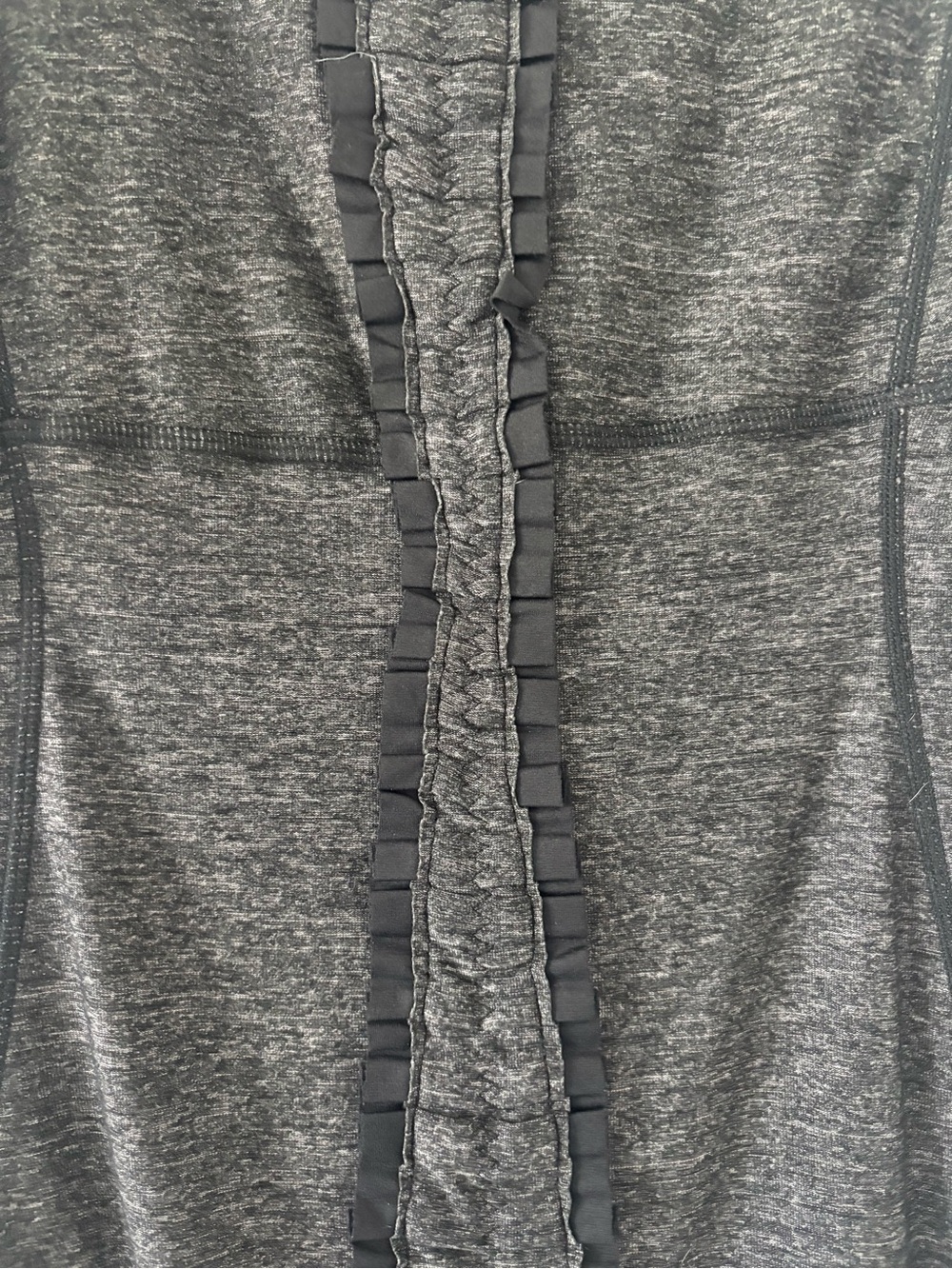 lululemon Vintage Run Free Tank Heathered Black Racerback Tank 10 - Picture 8 of 9